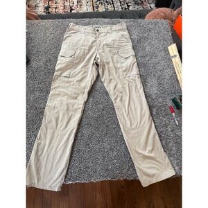 First Tactical Mens V2 Tactical Pants Khaki Ripstop Cargo Trousers 36x36
